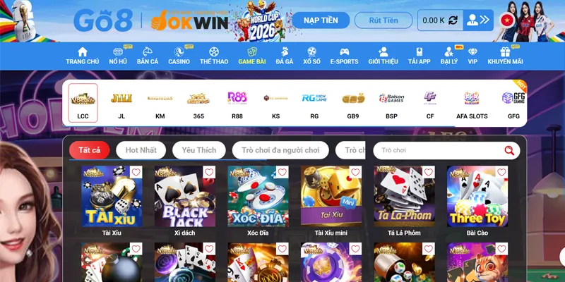 Game bài Go8 thu hút hàng triệu thành viên VIP